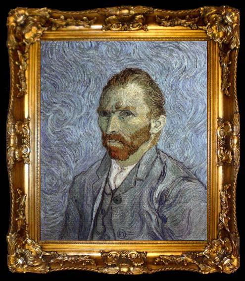 framed  Vincent Van Gogh Self Portrait, ta009-2